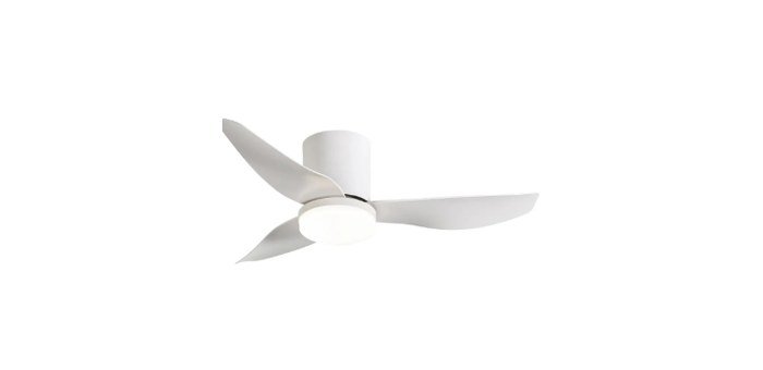 Ventilador de teto com luz LED e controle remoto